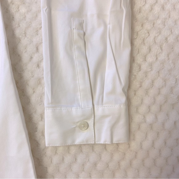 J Jill White Shirt Collection Long Sleeve Tunic Top Size Small - Picture 4 of 14